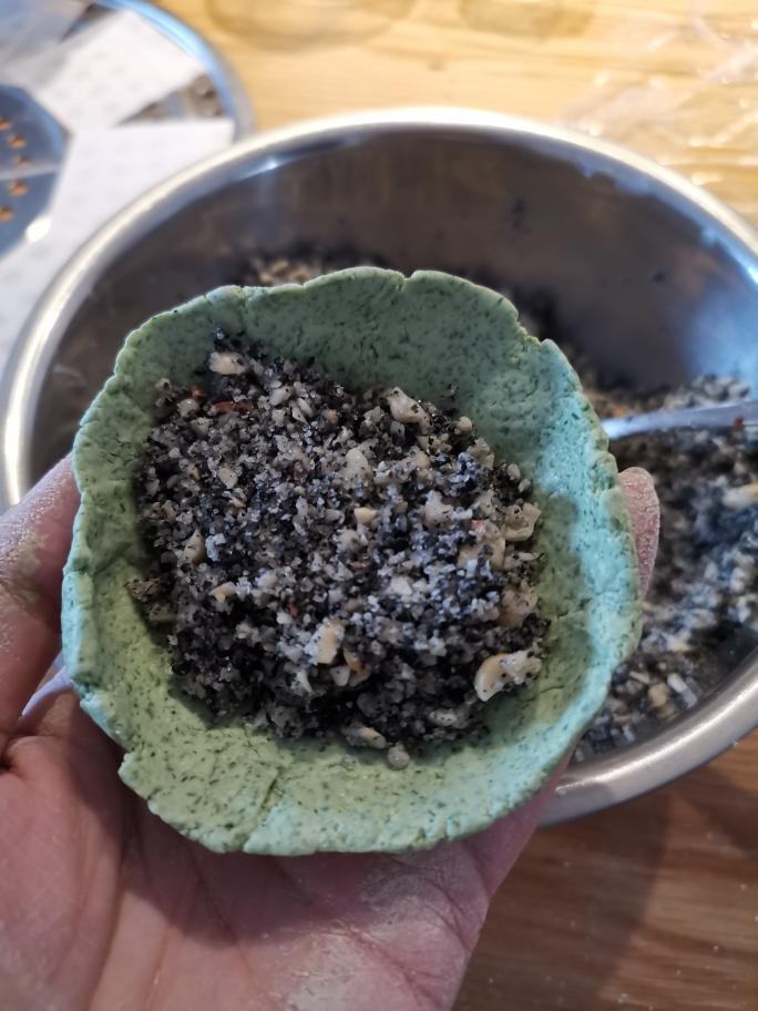 艾草青团的做法 步骤1