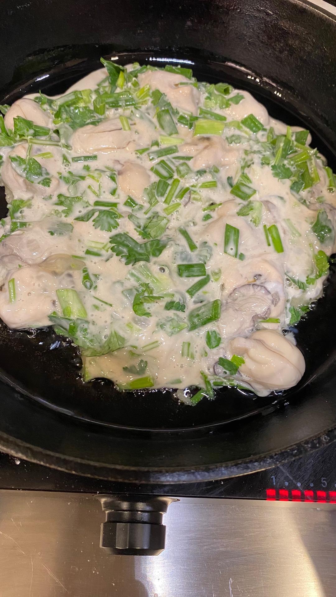 蚵仔煎(煎海蛎子)的做法 步骤8