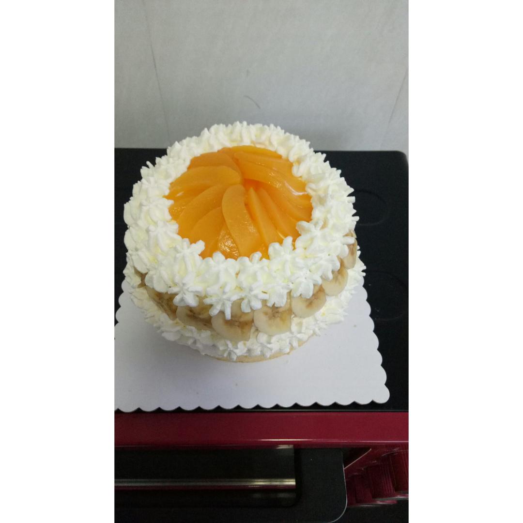 【零失败】不会裱花没关系的水果裸蛋糕 芒果裸蛋糕 完美戚风胚