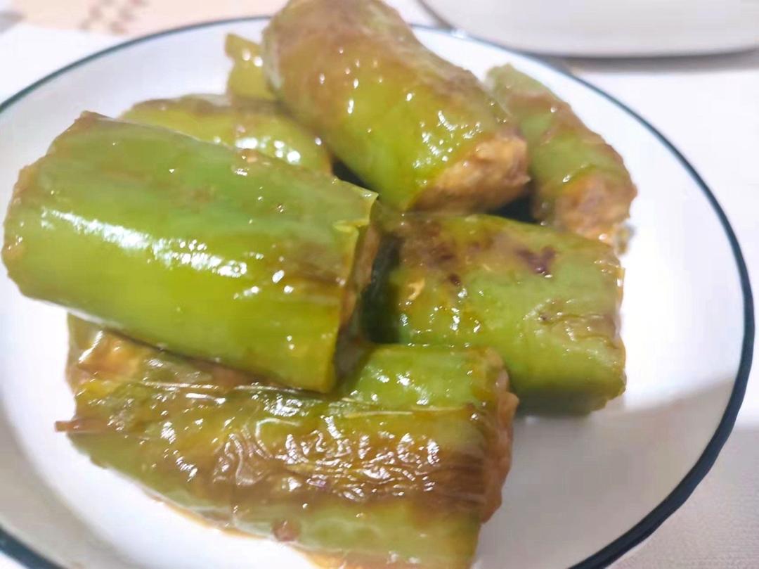 销魂青椒酿肉【超级下饭】