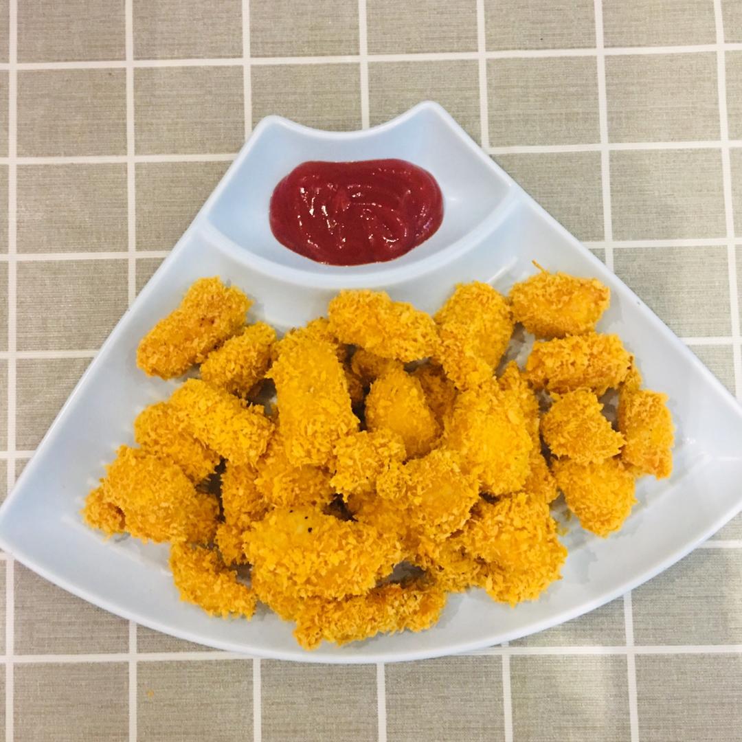 烤箱版鸡米花 | 无需油炸 蒜香味十足