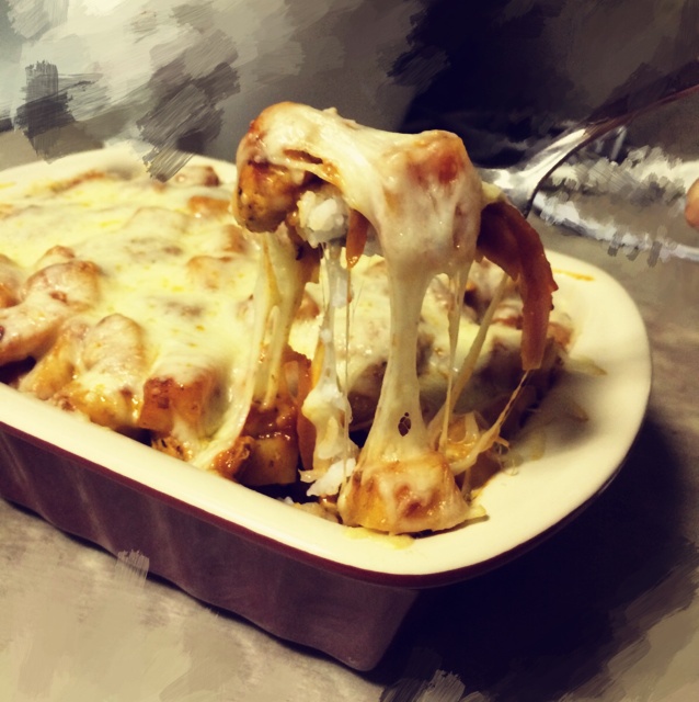 番茄鸡肉浓情焗饭【两人份】