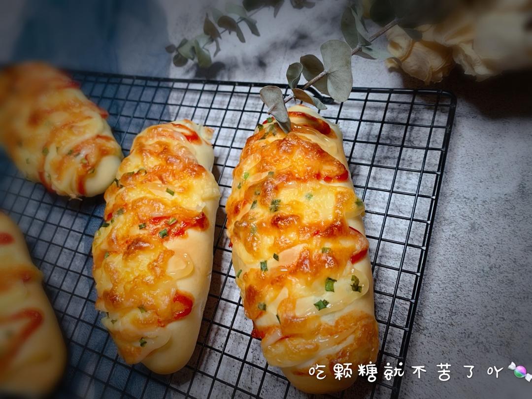 葱香芝士肉松包