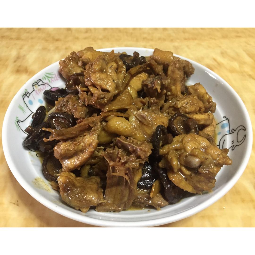 冬菇焖鸡