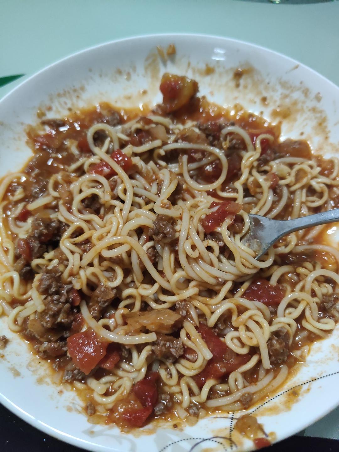 番茄肉酱意面