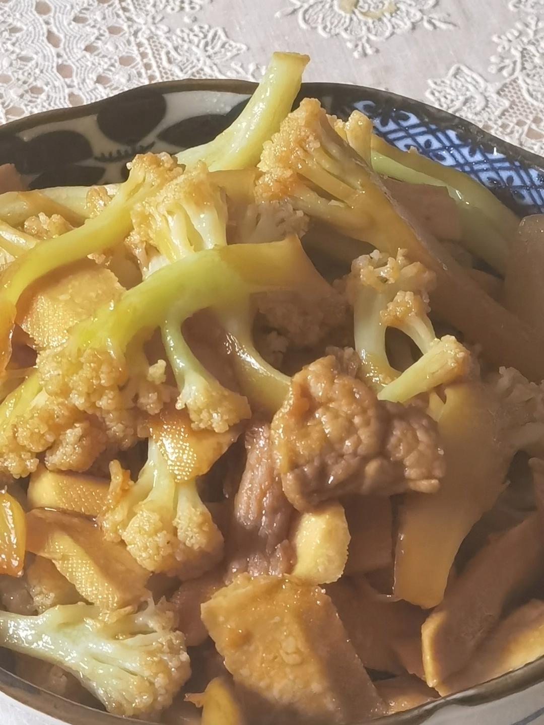 和饭店一个味道的干锅花菜