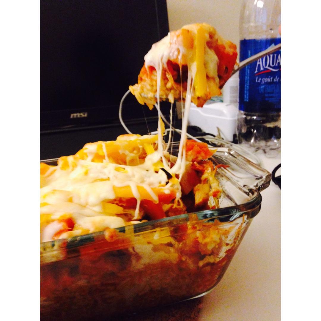 番茄鸡肉浓情焗饭【两人份】