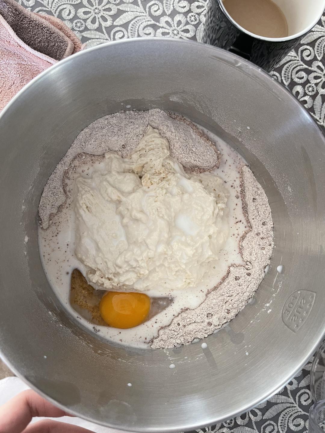 纯奶手撕吐司的做法 步骤1