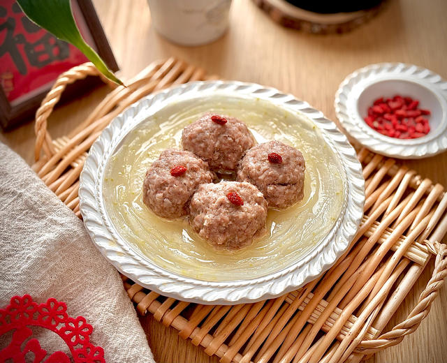 年夜饭硬菜⎮清蒸四喜丸子⎮低脂不腻 年夜饭硬菜⎮清蒸四喜丸子⎮低脂不腻