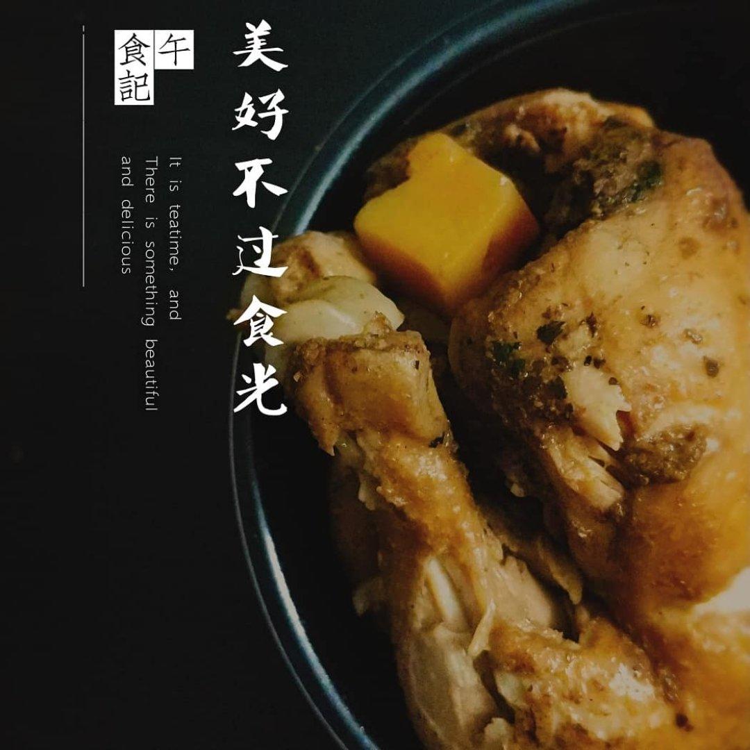 电饭锅烤鸡腿