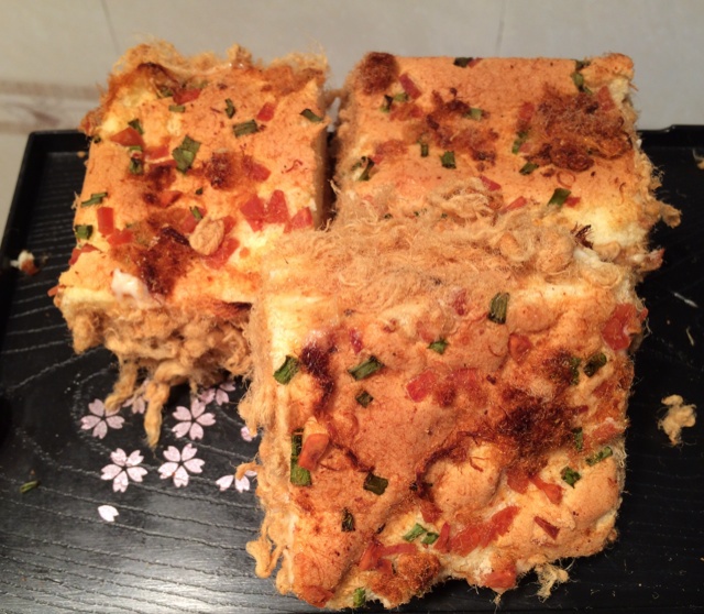 香葱肉松蛋糕卷