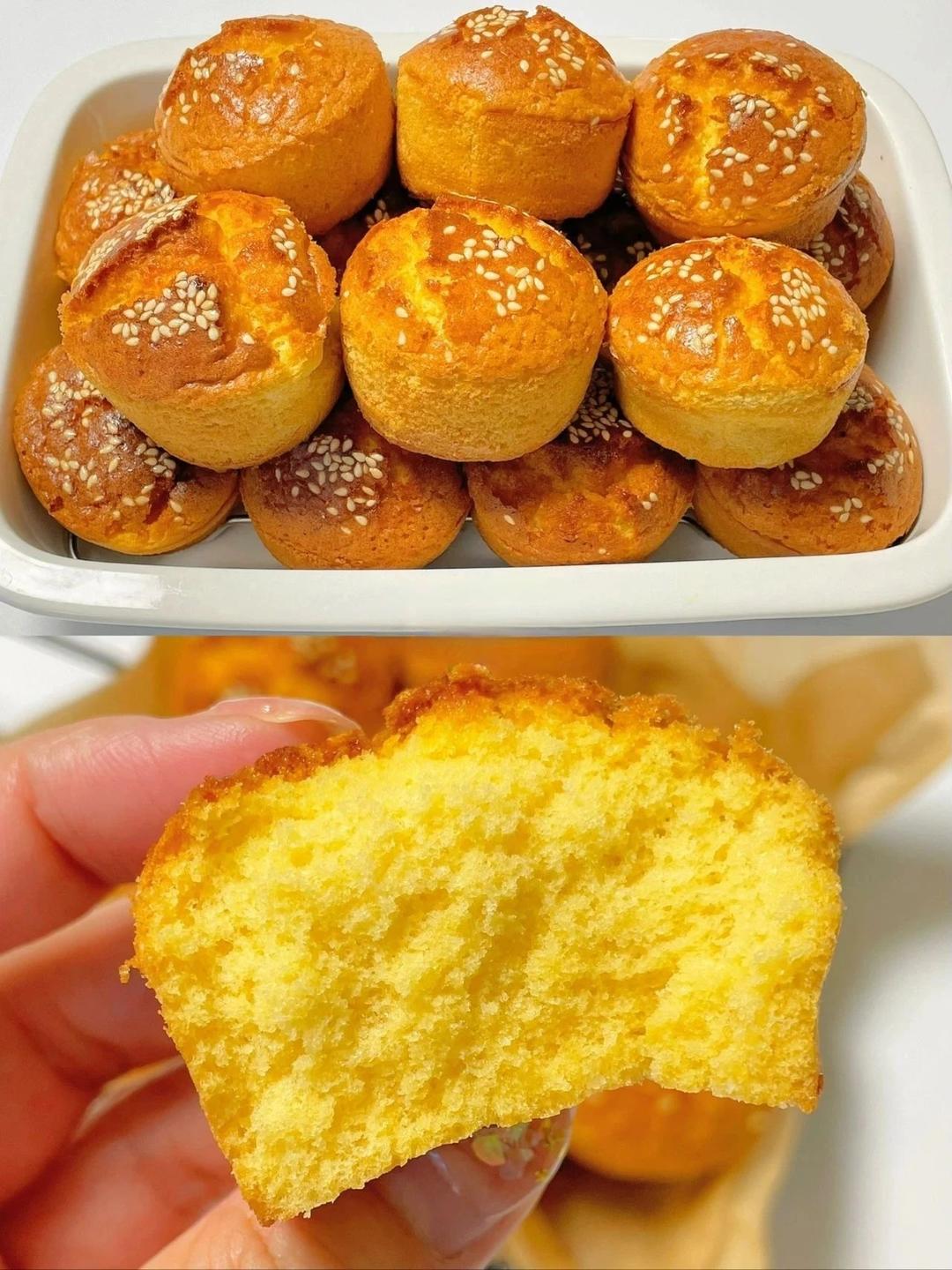 无泡打粉老式脆皮蛋糕