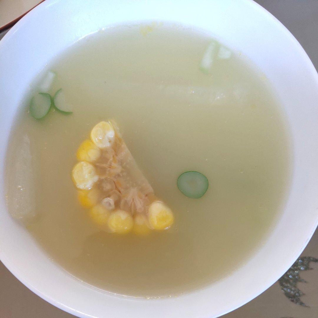 ✨美味减脂汤❗️鲜甜好喝的玉米冬瓜汤