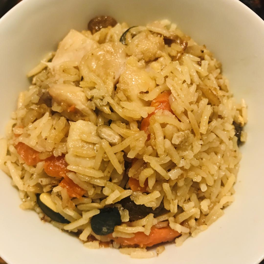 鸡肉手抓饭 紫砂锅版