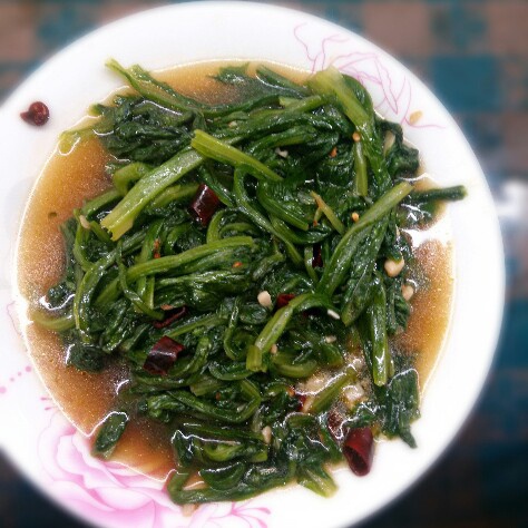 清炒油麦菜