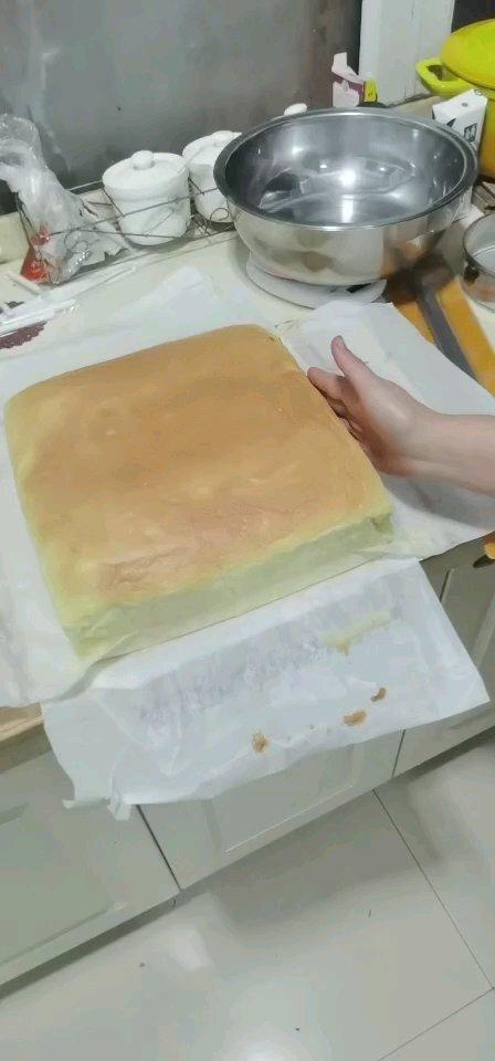 古早味蛋糕......烫面水浴法（28*28）