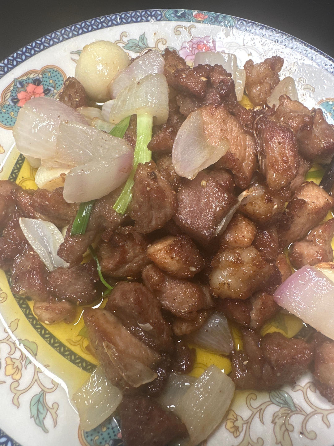 蒜香猪肉粒