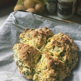 菠菜南瓜奶酪丹波面包丨健康·烘焙