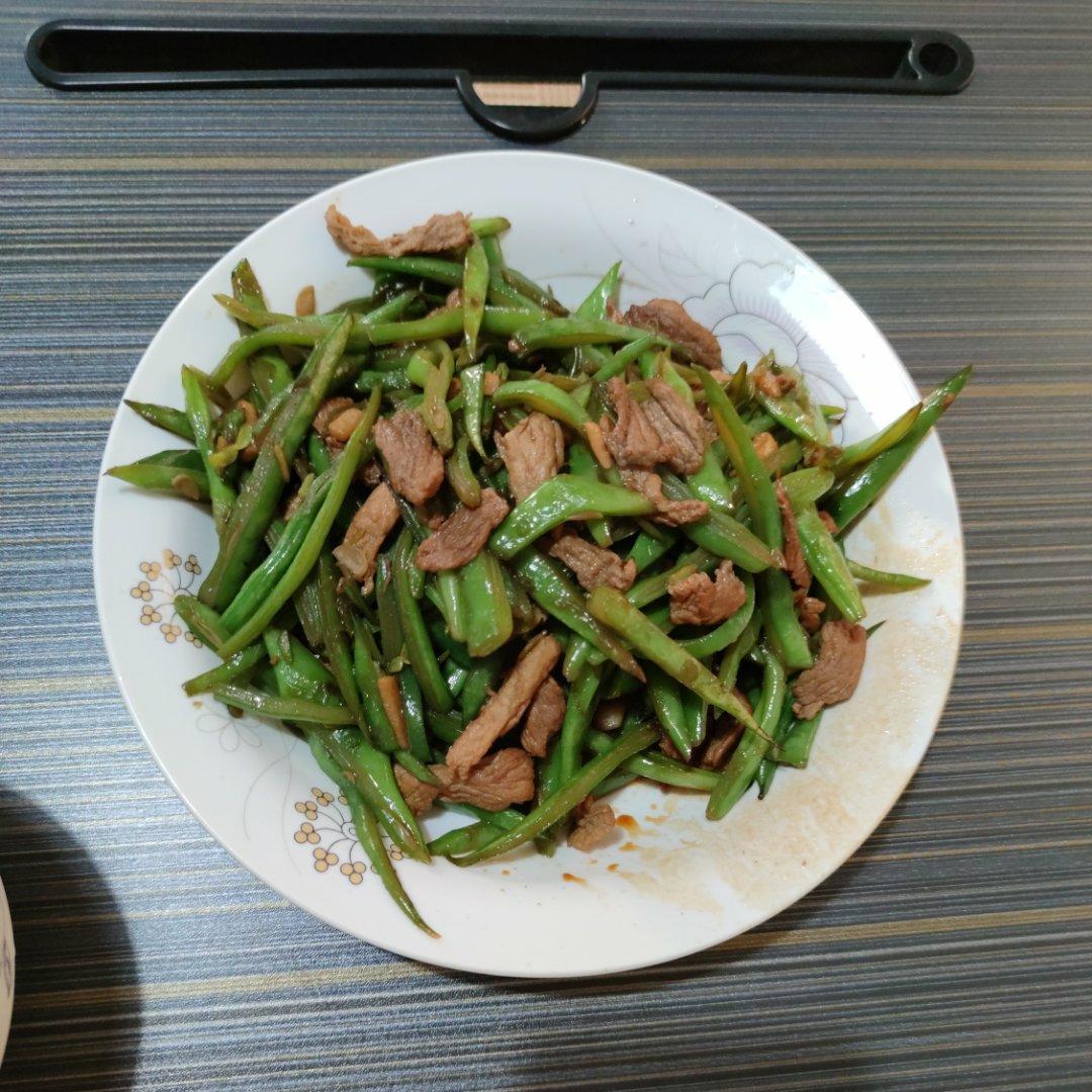 扁豆角丝炒肉
