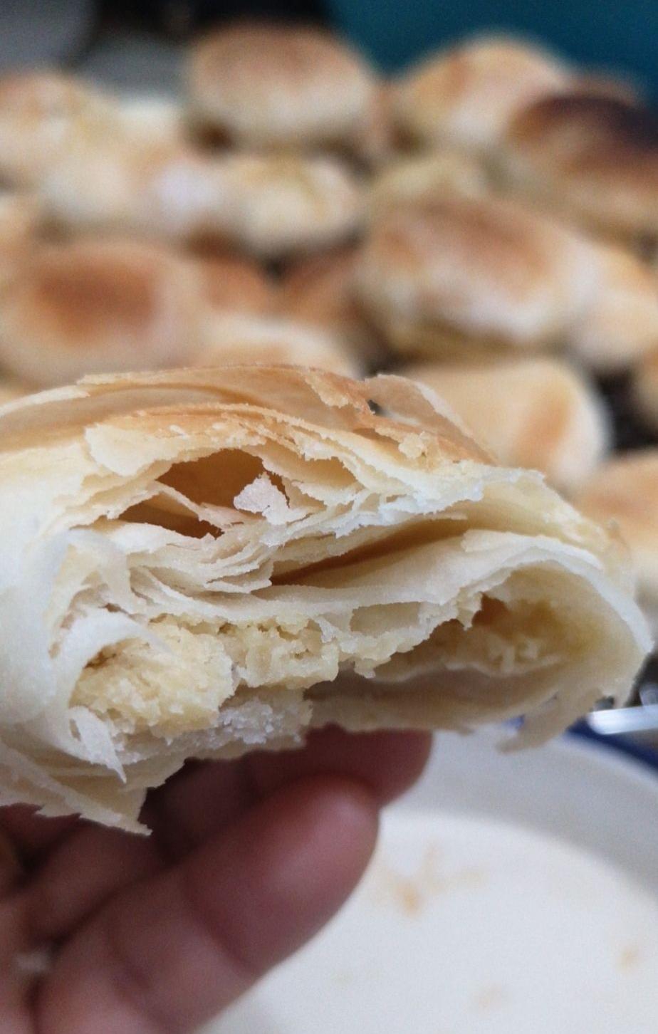 酥掉渣皮 内馅细腻 | 酥皮绿豆饼