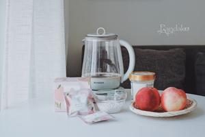 酸奶多肉桃桃茶「北鼎养生壶食谱」的做法 步骤1