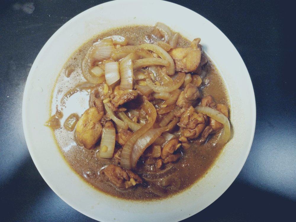 黑椒鸡腿饭