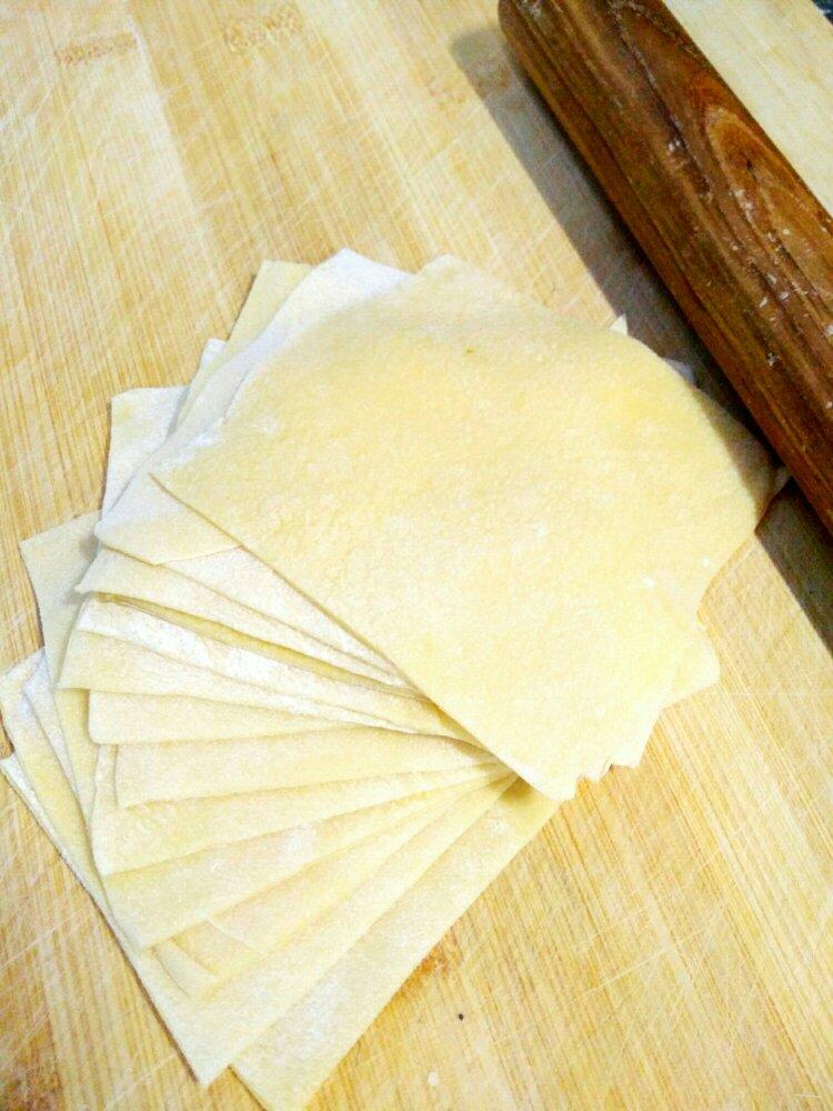 自己做馄饨皮、云吞皮