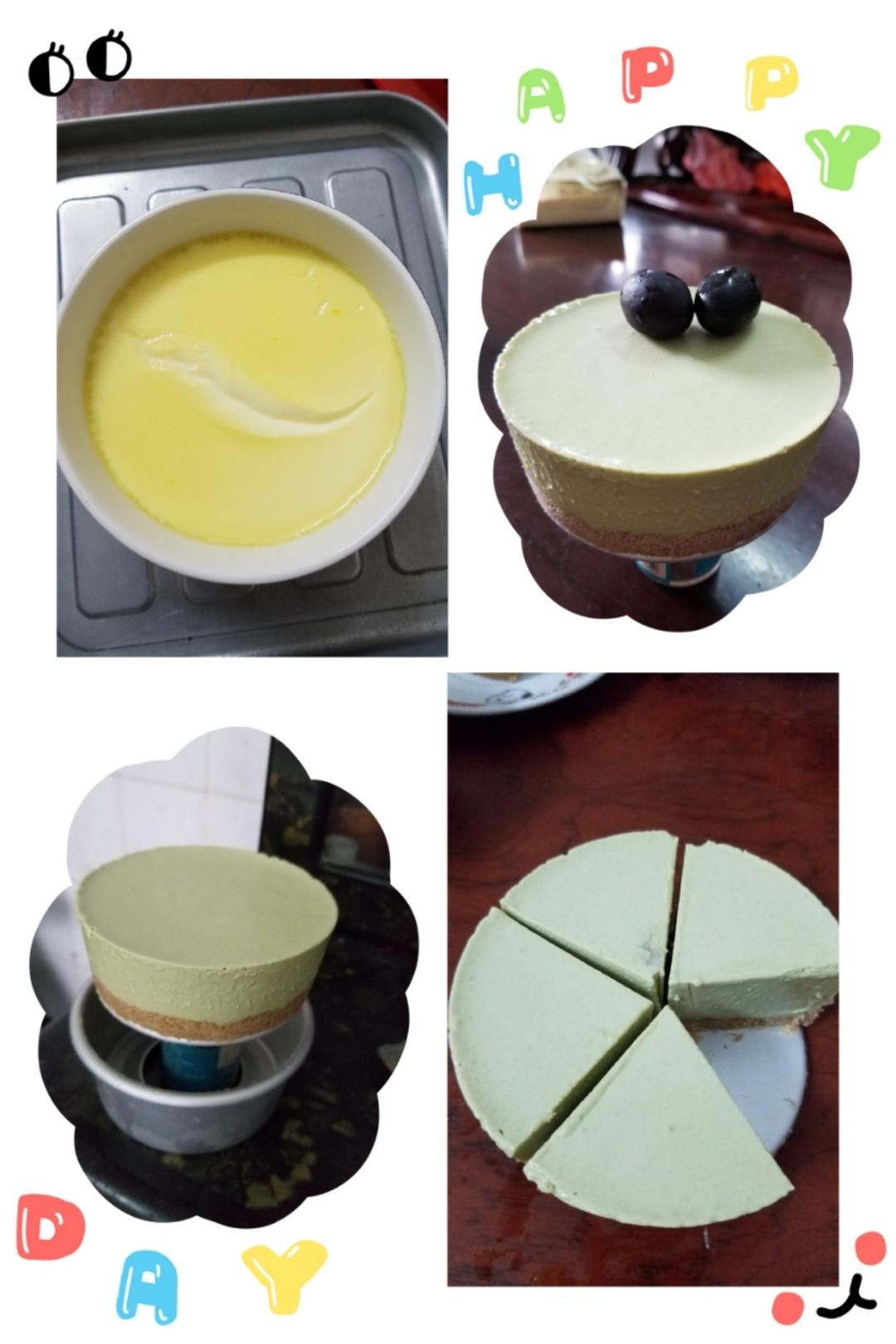 免烤新手抹茶慕斯