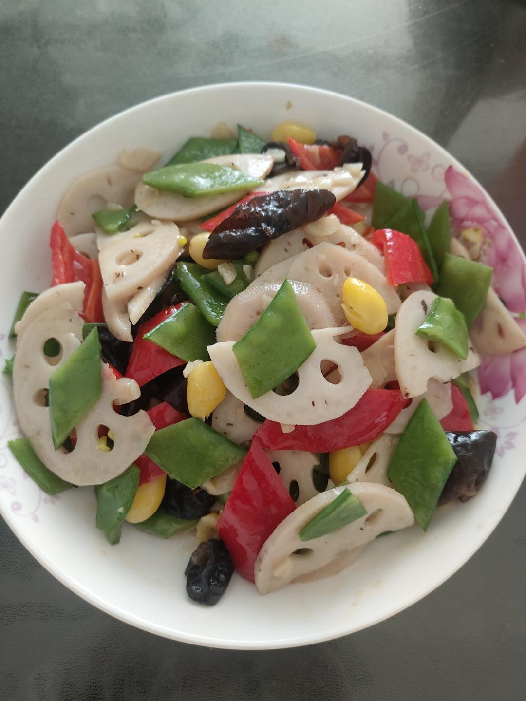 厨师长教你：“荷塘月色”的家常做法，鲜甜不油腻，健康又美味