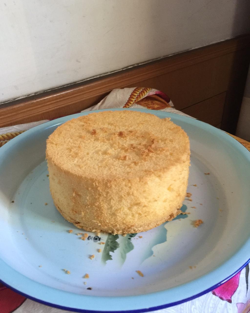 6寸原味戚风蛋糕