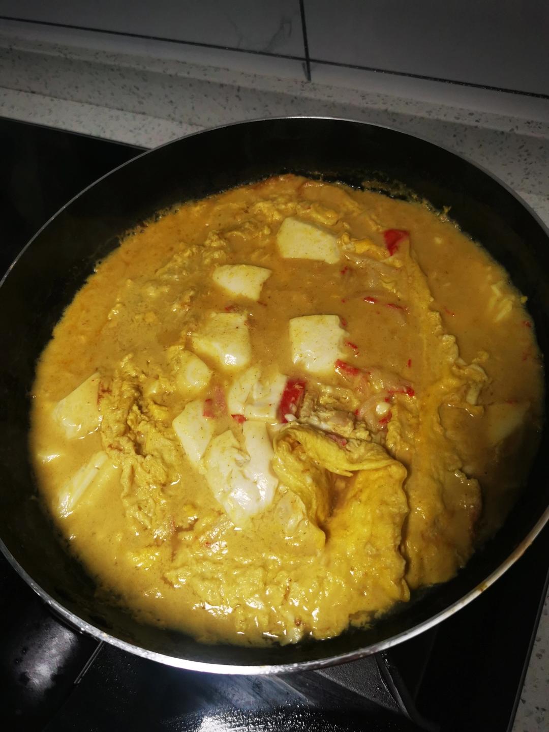 饭扫光～咖喱豆腐滑蛋🔥无敌下饭菜