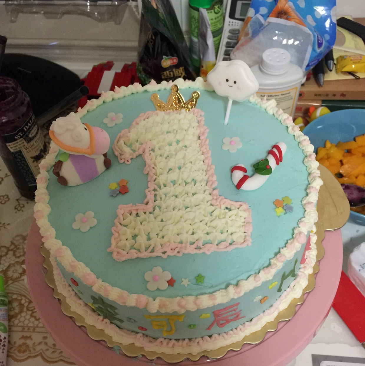 一岁生日蛋糕的做法