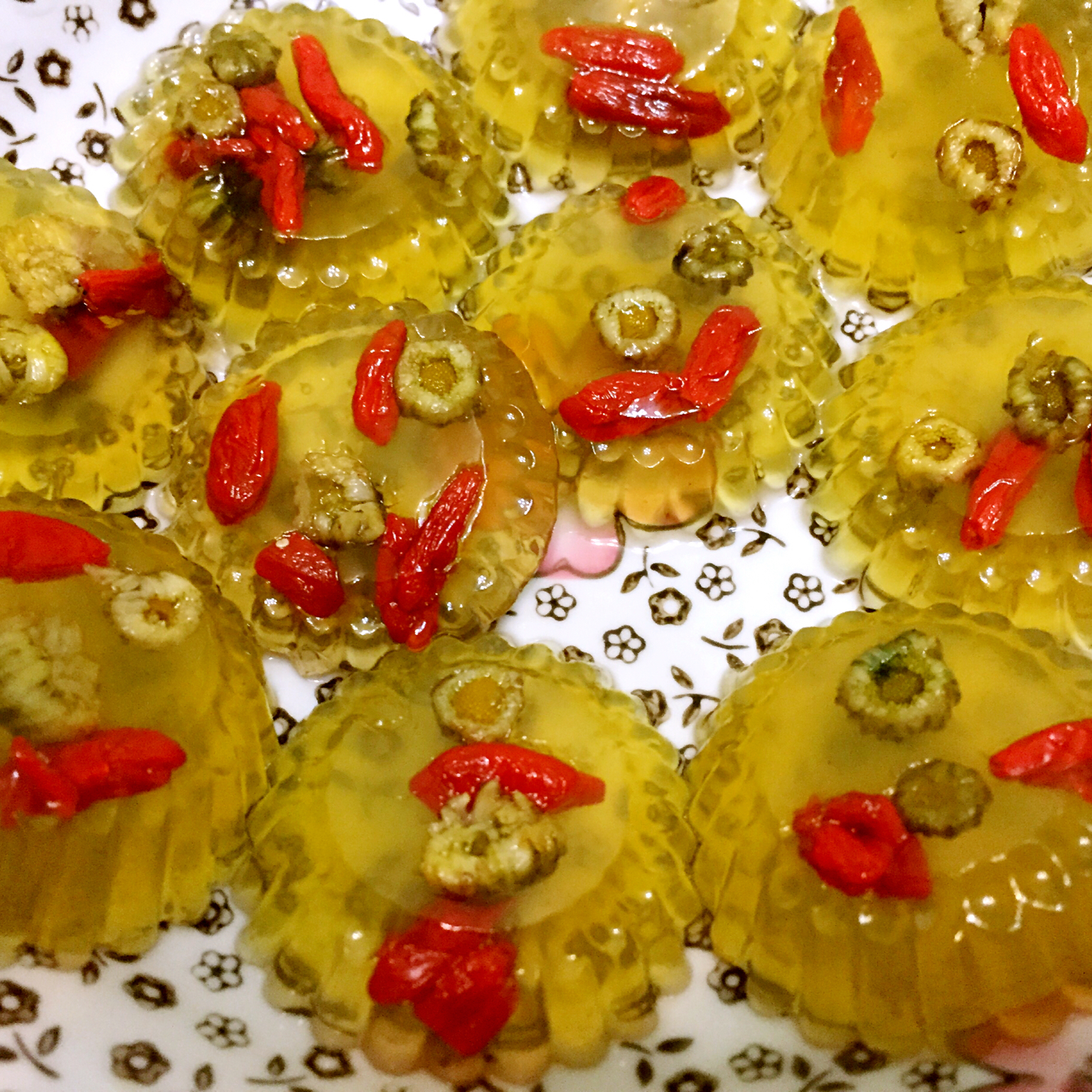 个人煮意做的菊花糕