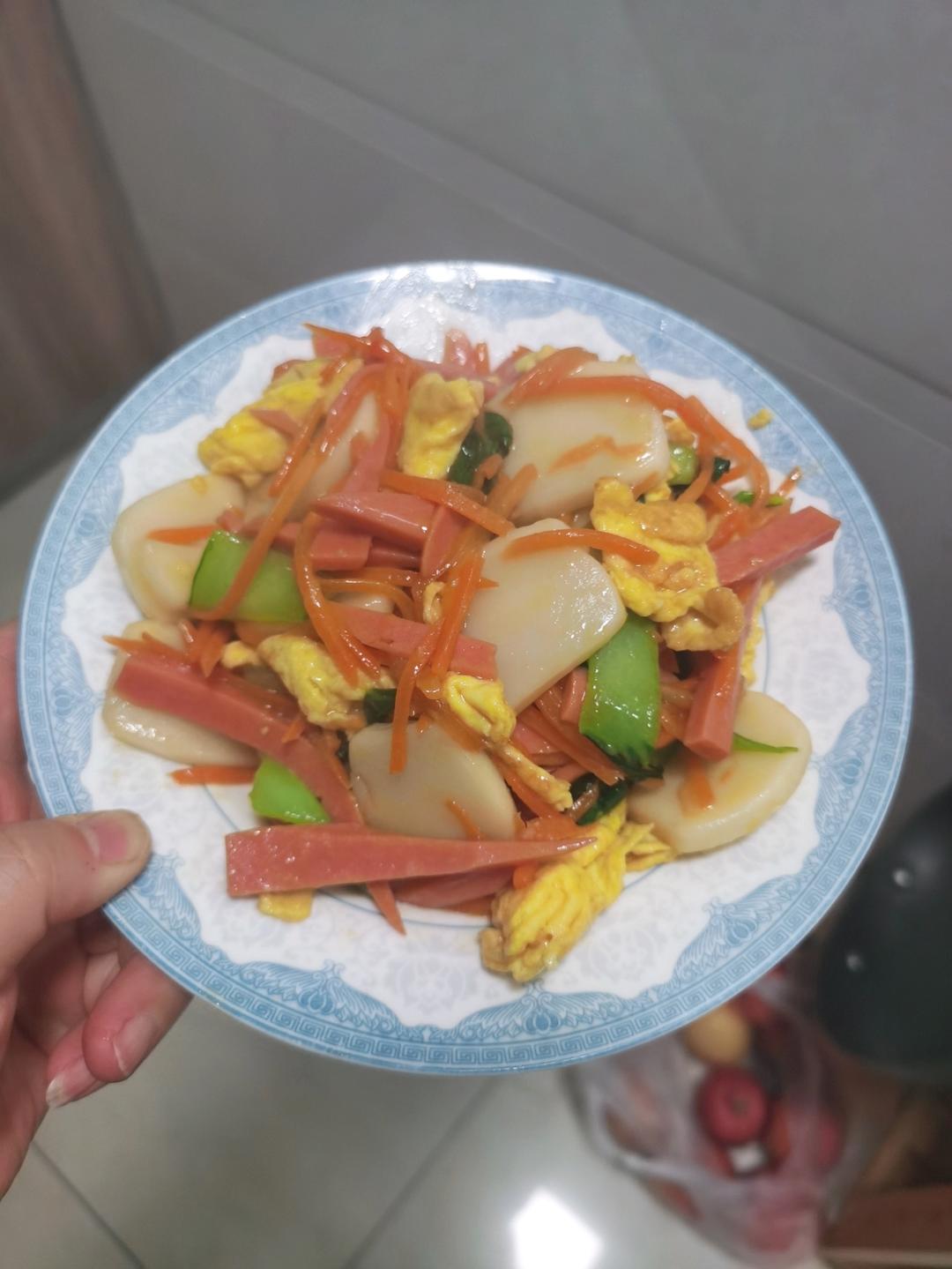 家常炒年糕