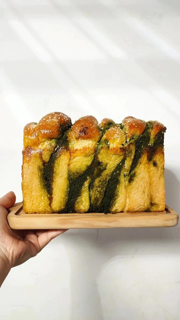 抹茶奶酥吐司