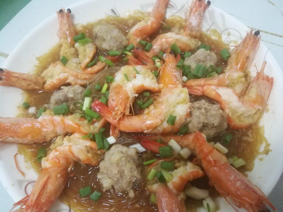 蒜蓉粉丝蒸波士顿龙虾