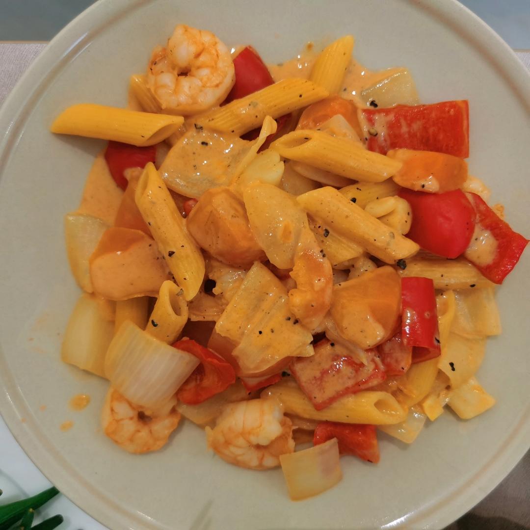 【姜食堂3】姜·猪·面 Korean style rosé spaghetti