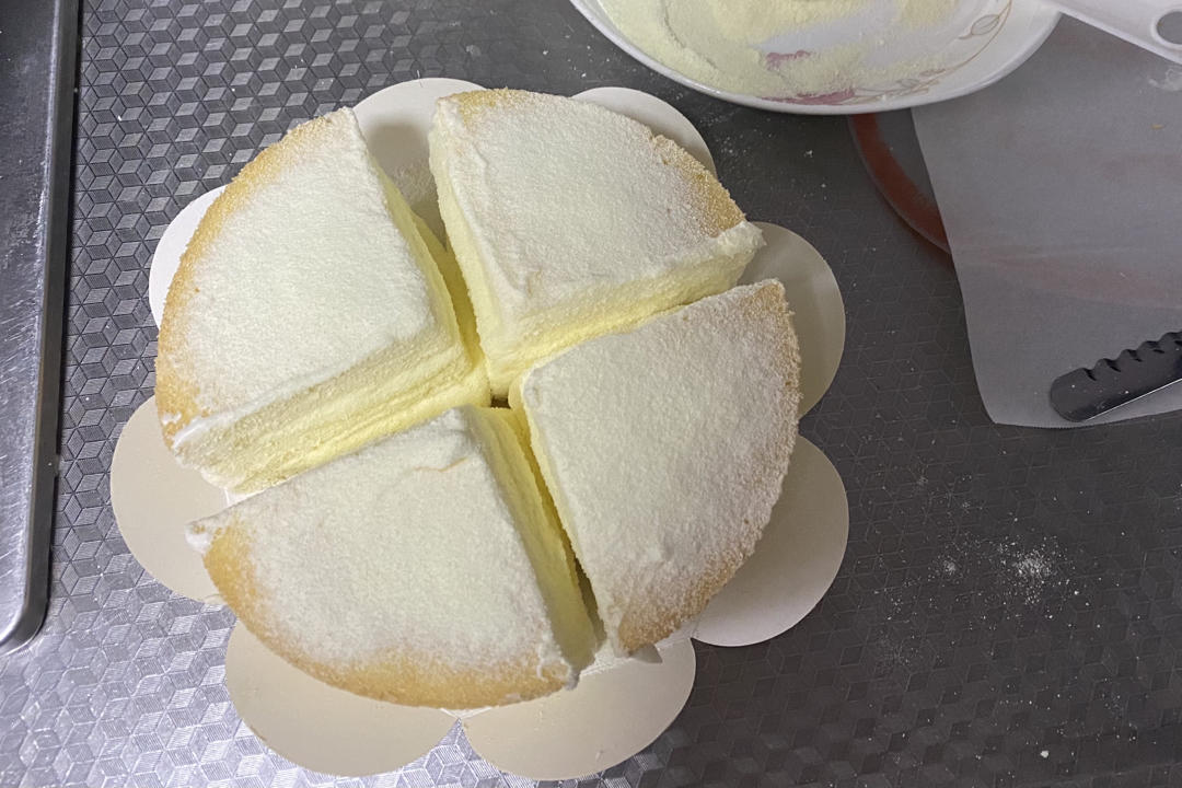 🔥口感细腻丰富，制作简单—日式冰乳酪戚风蛋糕