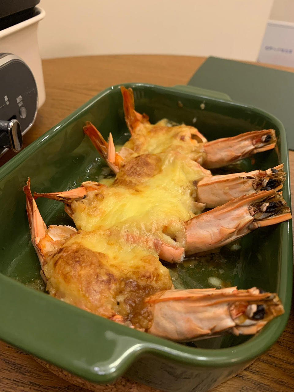 芝士焗大虾【7月北鼎烤箱食谱】