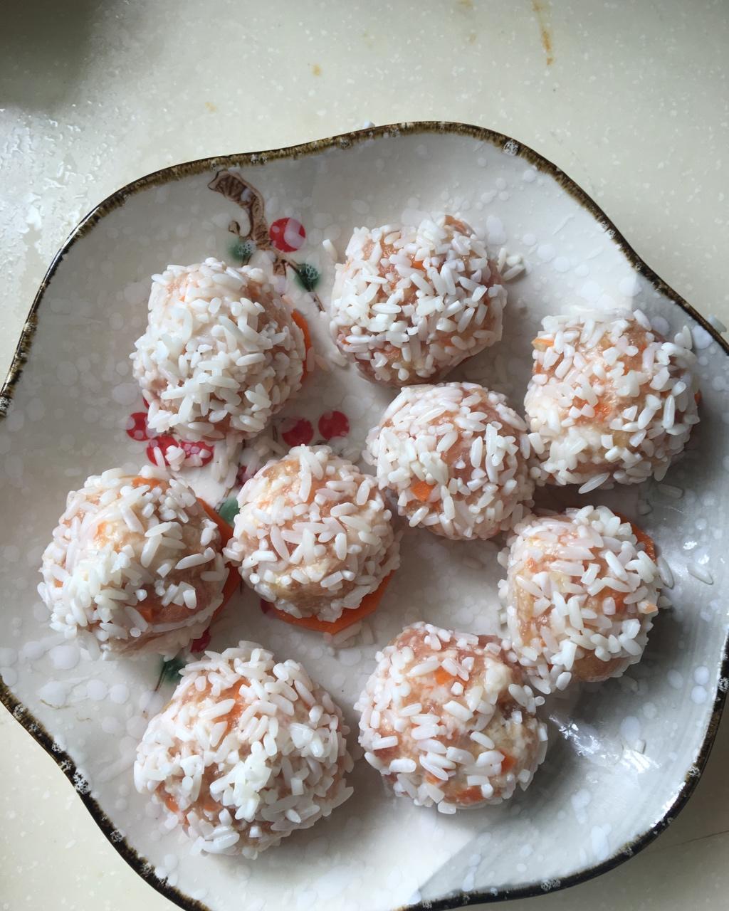 蒸糯米丸子