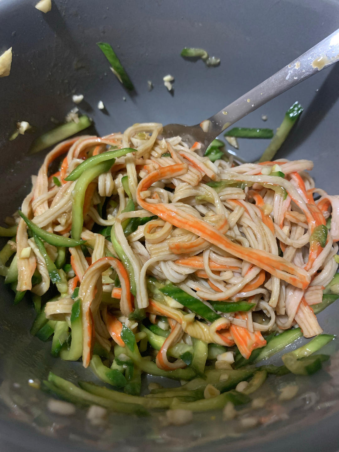 蟹肉棒凉拌黄瓜