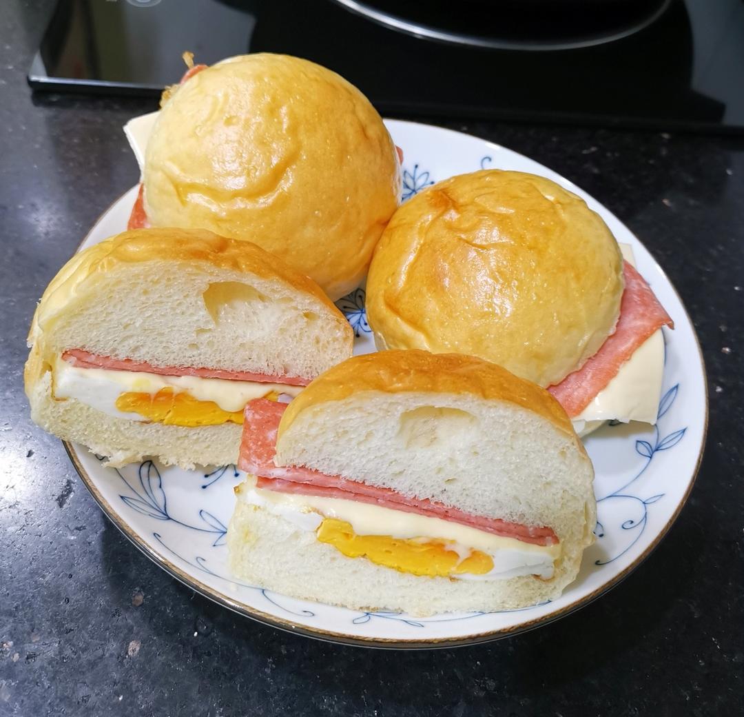 超~级松软的烫种汉堡胚