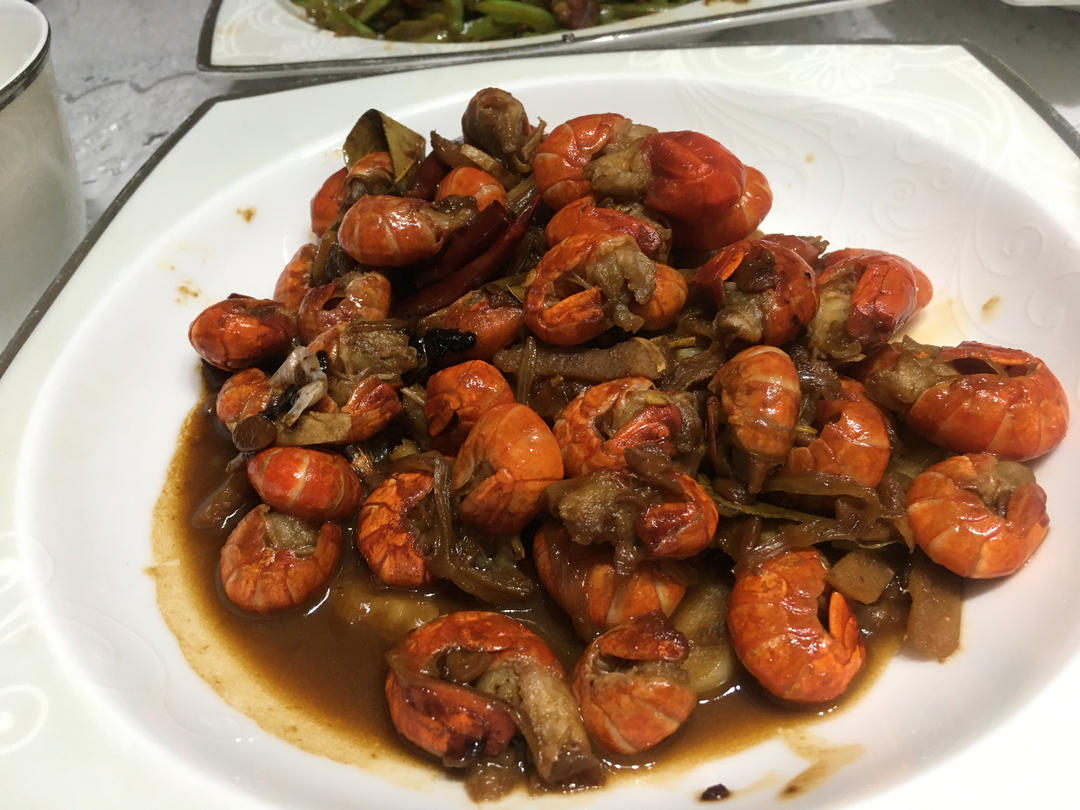 家庭版麻辣龙虾尾