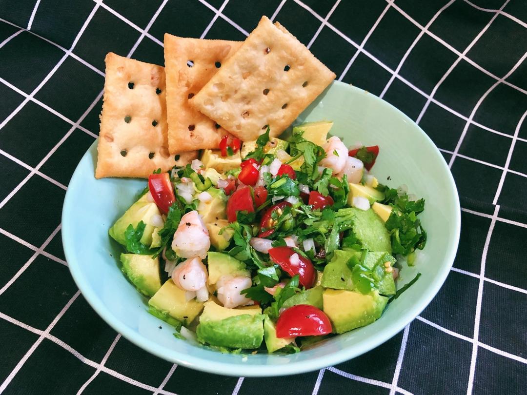 （无油无糖）墨西哥柠渍大虾冷盘 Ceviche de Camarones