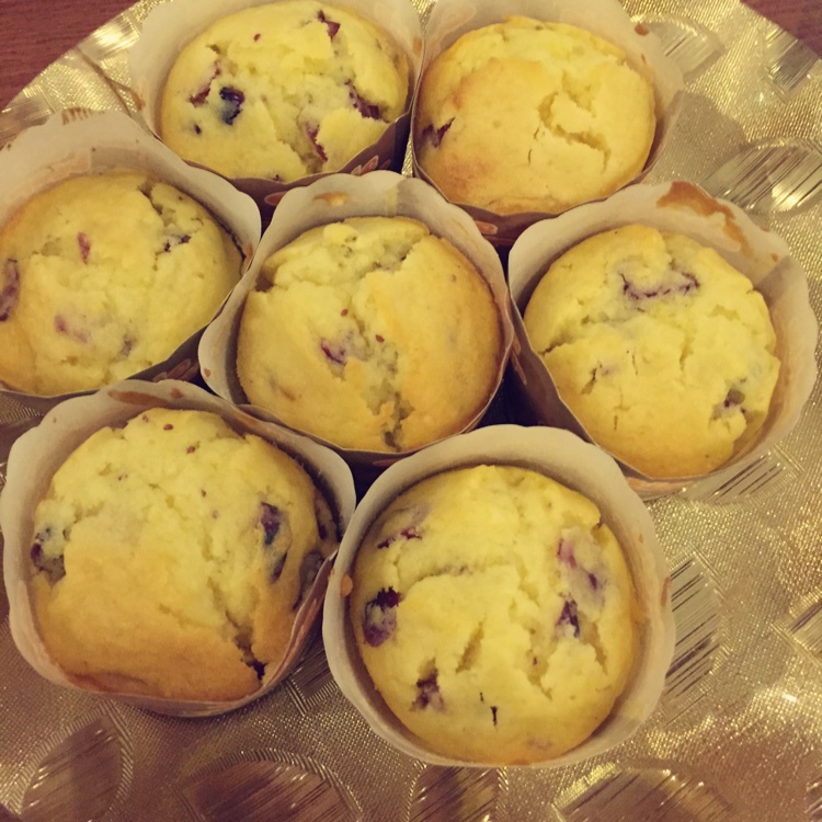 少女心的香蕉蔓越莓玛芬