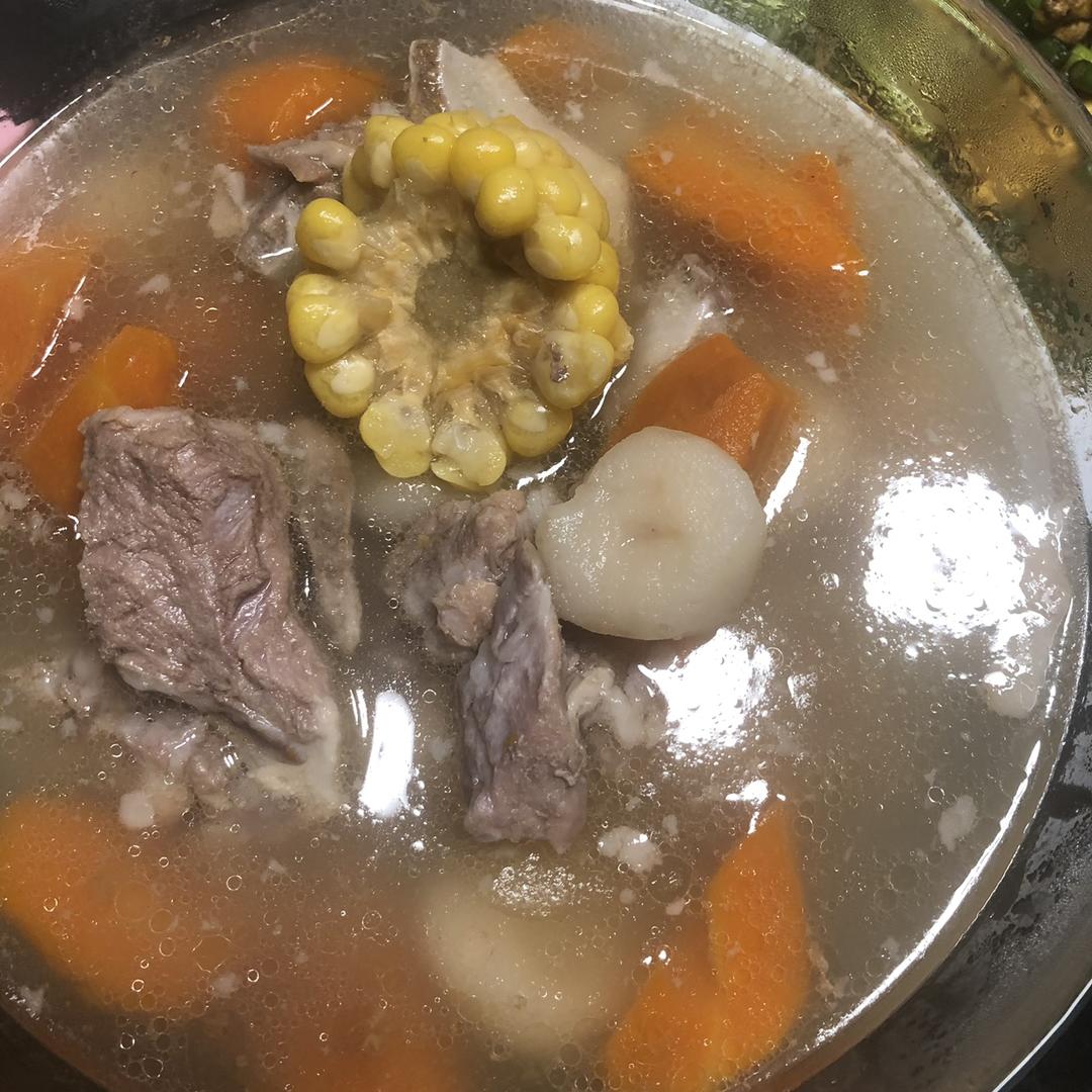 玉米马蹄排骨汤