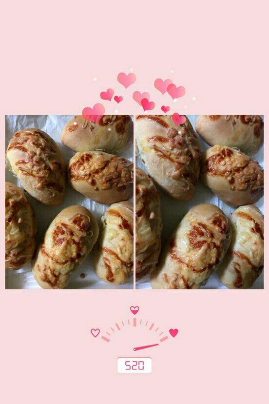 香肠肉松芝士面包（咸口面包）