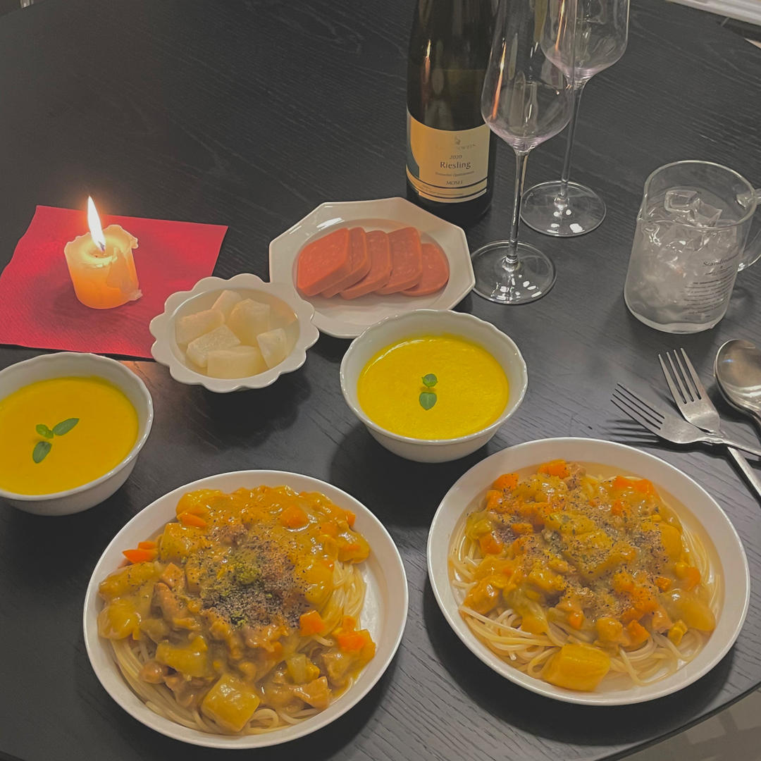 简单版奶油南瓜汤，有颜值又有营养