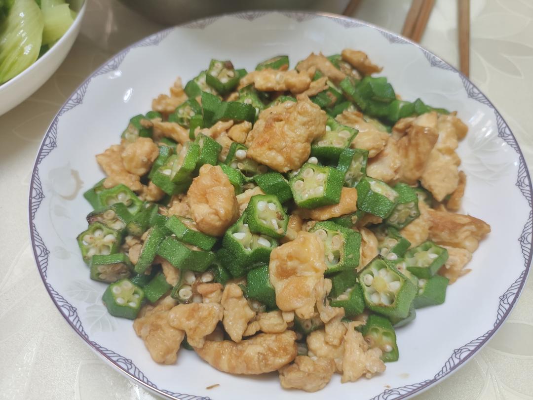 秋葵炒蛋
