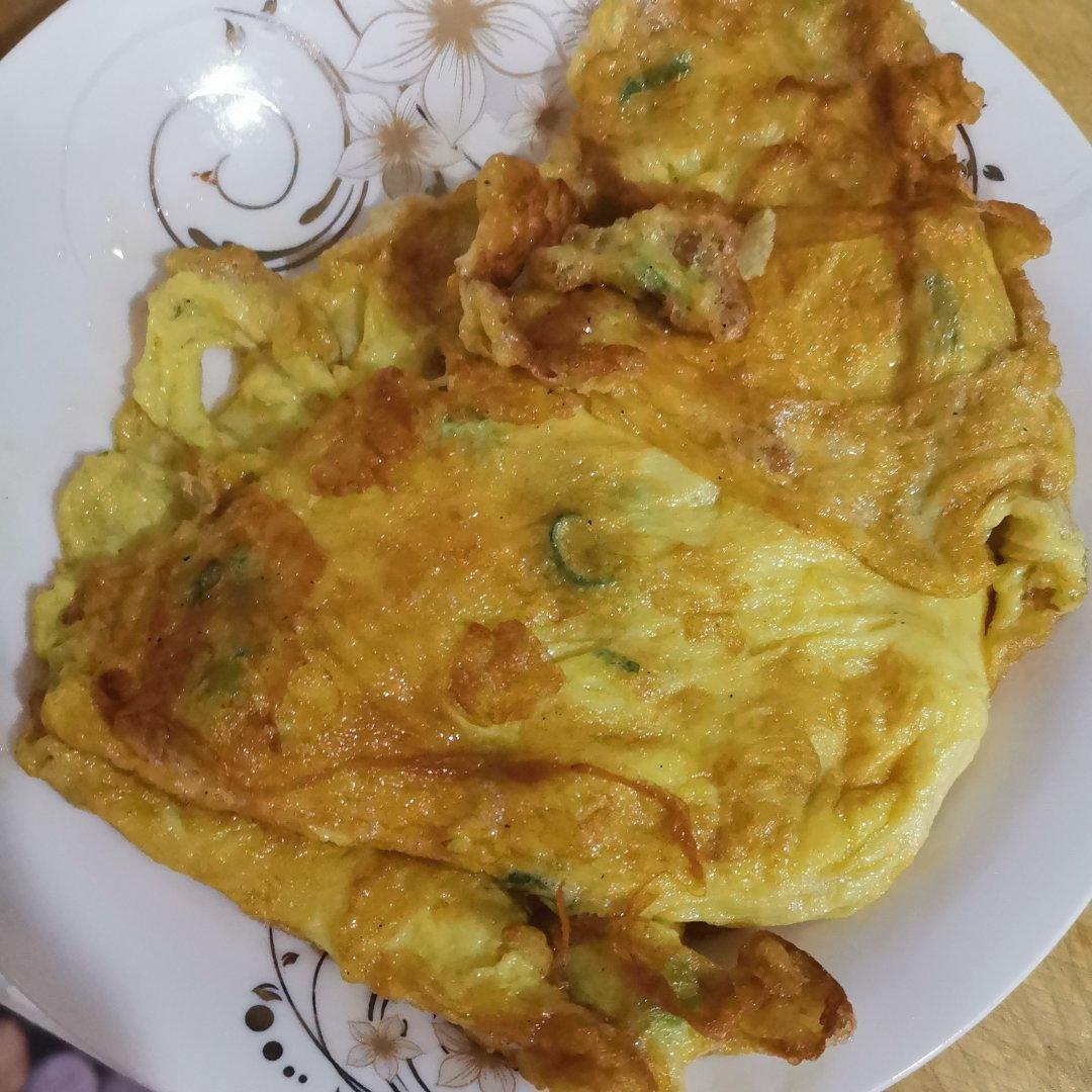 大葱摊鸡蛋